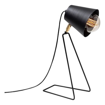 Lampa stołowa "Sivani" w kolorze czarnym - (S)15 x (W)40 x (G)25 cm