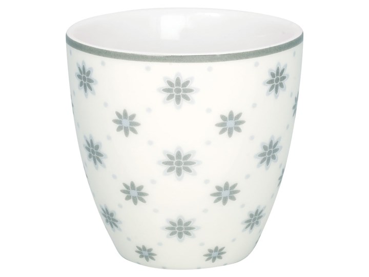 Porcelanowa filiżanka Green Gate Laurie, 100 ml Kolor Szary Porcelana Kategoria Filiżanki
