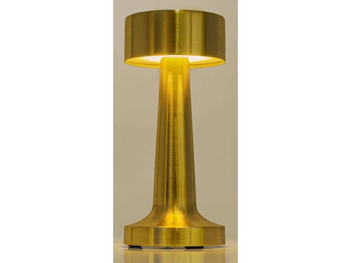 Lampa biurkowa LEE złota - wbudowana bateria, LED Metal Styl Tradycyjny Lampa LED Kategoria Lampy stołowe