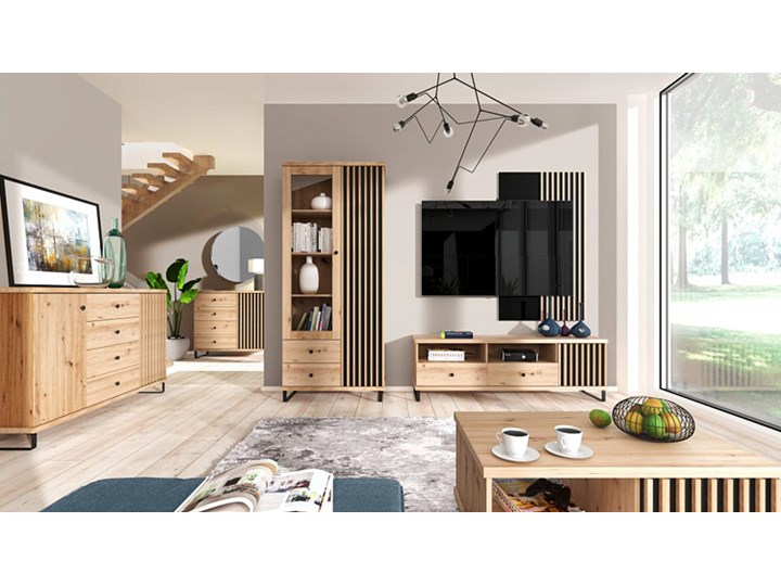 Ozdobny panel ścienny dąb artisan - Fallon 12X Kategoria Panele 3D Drewno Kolor Brązowy