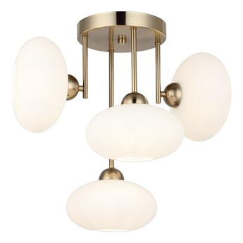 Nowoczesna patynowa lampa sufitowa 1595-52-14 LANDE SALON SYPIALNIA JADALNIA LUCEA
