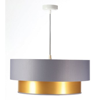 Złoto-szara lampa wisząca w stylu glamour - S418-Anisa