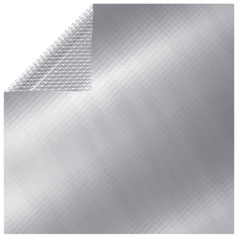 vidaXL Pokrywa na basen, srebrna, 975 x 488 cm, PE