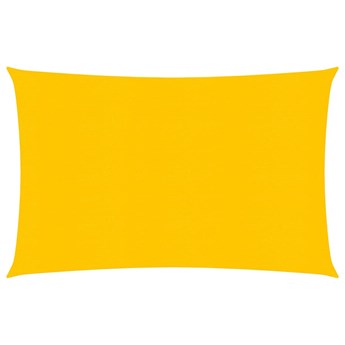 vidaXL Żagiel przeciwsłoneczny, 160 g/m², żółty, 2,5x3,5 m, HDPE
