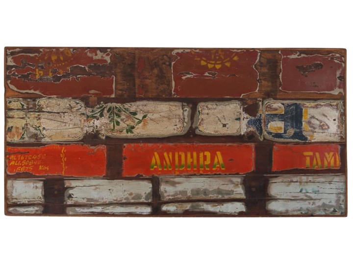 vidaXL 5-częściowy zestaw mebli barowych, drewno z odzysku, kolorowy Kolor Wielokolorowy Pomieszczenie Jadalnia