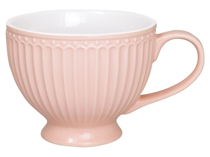 Różowa porcelanowa filiżanka Green Gate Alice, 400 ml Ceramika Porcelana Kolor Różowy