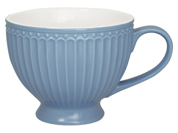 Niebieska porcelanowa filiżanka Green Gate Alice, 400 ml Porcelana Ceramika Kolor