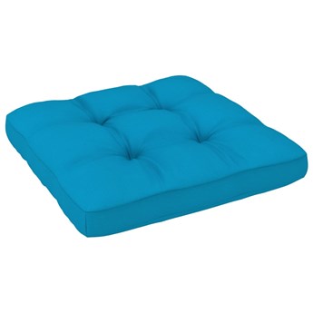 vidaXL Poduszka na sofę z palet, niebieska, 58x58x10 cm