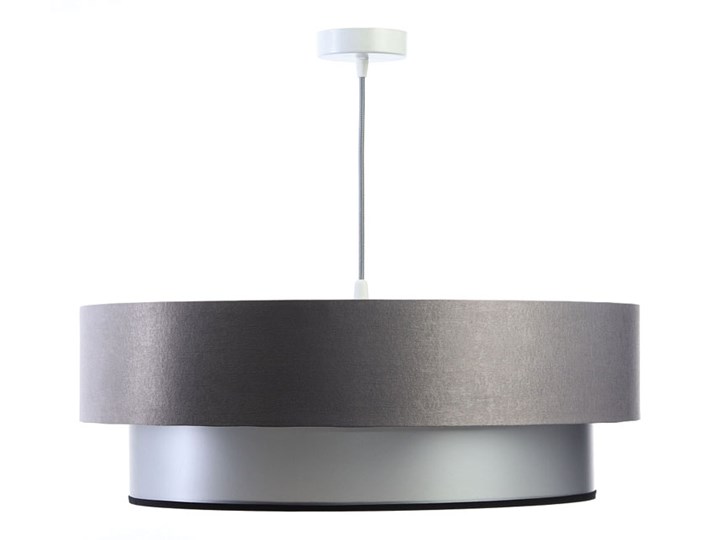 Lampa wisząca glamour z podwójnym abażurem - S424-Markiza Metal Lampa z abażurem Tworzywo sztuczne Tkanina Pomieszczenie Kuchnia