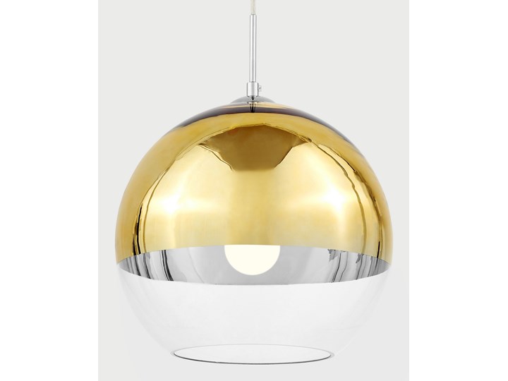 LAMPA WISZĄCA NOWOCZESNA ZŁOTA VERONI D30 LUMINA DECO Szkło Lampa z abażurem Metal Lampa z kloszem Kategoria Lampy wiszące