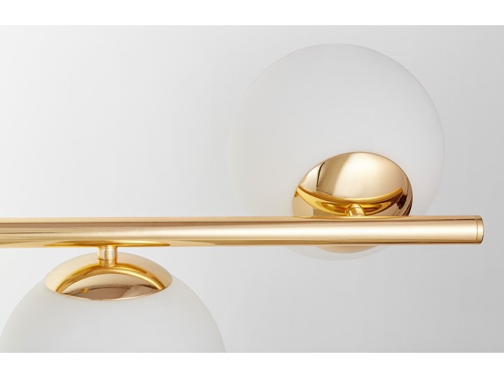 LAMPA WISZĄCA SUFITOWA NOWOCZESNA ZŁOTA FREDICA W7 LUMINA DECO Lampa z abażurem Pomieszczenie Jadalnia Szkło Metal Lampa z kloszem Ilość źródeł światła 7 źródeł