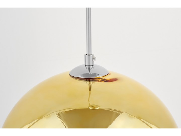 NOWOCZESNA LAMPA WISZĄCA ZŁOTA VERONI D30 Lampa kula Szkło Metal Kategoria Lampy wiszące Kolor Złoty