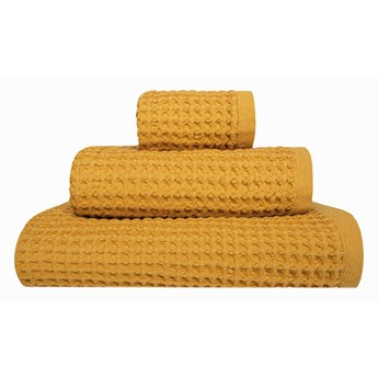 Ręcznik bawełniany Sorema Favo Pale Gold