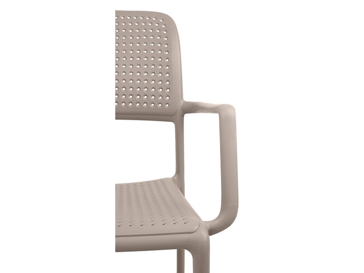 Krzesło plastikowe z  polipropylenu SPARK beżowe coffee Tworzywo sztuczne Styl Industrialny Kolor Beżowy