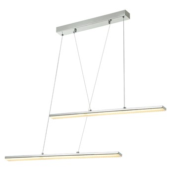 Nowoczesna lampa wisząca chrom 80477-03-L02-CR MANOR SALON SYPIALNIA JADALNIA LUCEA