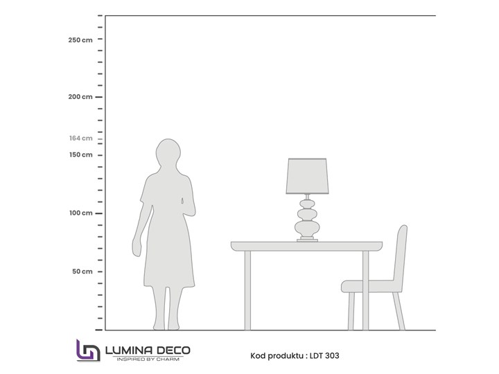 LAMPA NOCNA CZARNO-SREBRNA BRISTON Lampa z kloszem Tkanina Wysokość 71 cm Lampa z abażurem Metal Szkło Styl Nowoczesny