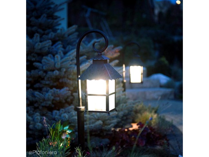 Klasyczna latarnia, czarna lampa zewnętrzna ogrodowa (stojąca 146/116/86cm, 1x E27) SU-MA (Cadiz) Lampa stojąca Kategoria Lampy ogrodowe