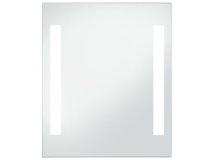 vidaXL Ścienne lustro łazienkowe z LED, 50 x 60 cm Prostokątne Kategoria Lustra