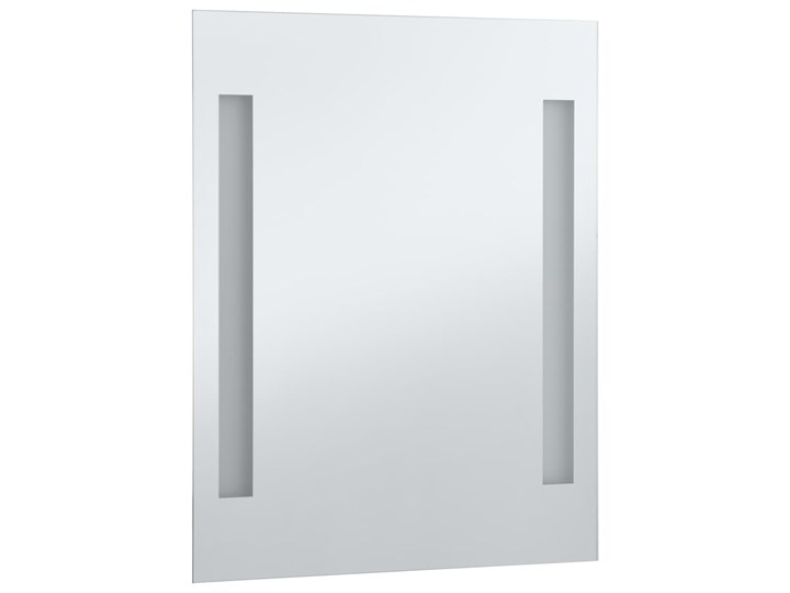 vidaXL Ścienne lustro łazienkowe z LED, 50 x 60 cm Prostokątne Kategoria Lustra Pomieszczenie Łazienka