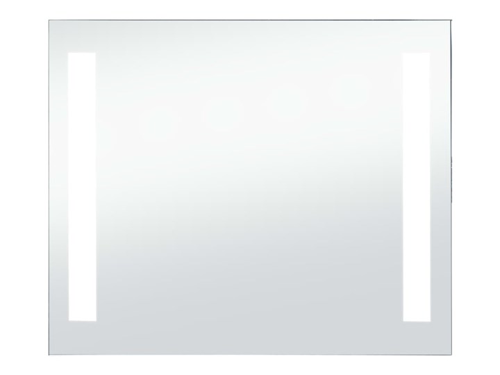 vidaXL Ścienne lustro łazienkowe z LED, 60 x 50 cm Pomieszczenie Łazienka Prostokątne Kategoria Lustra