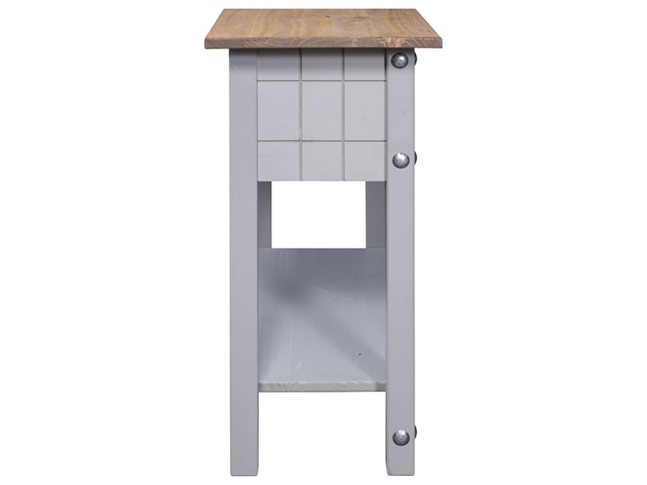 vidaXL Stolik konsola, meksykański styl Corona, sosna, 90x34,5x73 cm Głębokość 35 cm Szerokość 90 cm Głębokość 34 cm Drewno Z półką Z szufladą Pomieszczenie Przedpokój