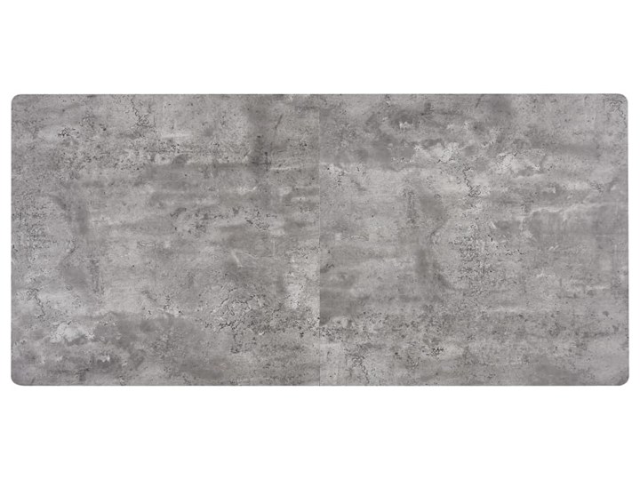 vidaXL Stół jadalniany, szary, 140 x 70 x 75 cm, MDF Stal Metal Styl Nowoczesny Płyta MDF Drewno Długość(n) 140 cm