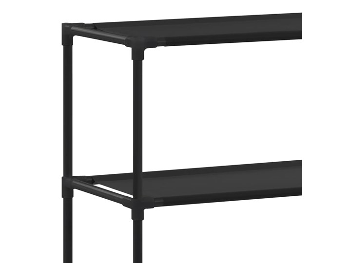 vidaXL 3-poziomowy regał nad toaletę, czarny, 53x28x169 cm Szerokość 53 cm Stal Głębokość 28 cm Tworzywo sztuczne Kategoria Szafki stojące