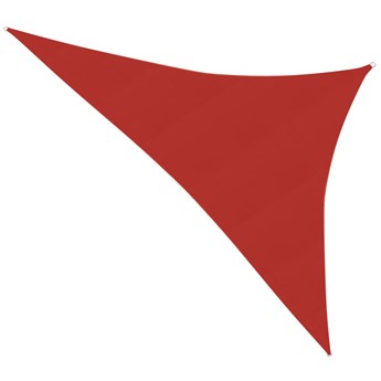 vidaXL Żagiel przeciwsłoneczny, 160 g/m², czerwony, 4x5x6,8 m, HDPE