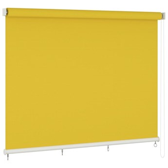vidaXL Roleta zewnętrzna, 400x140 cm, żółta