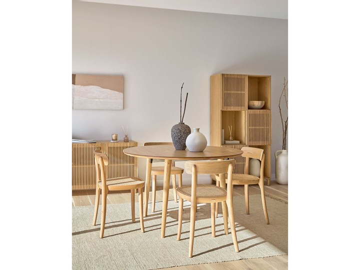 Stół rozkładany Oqui 120-220x120 cm naturalny Kategoria Stoły kuchenne Rozkładanie Rozkładane
