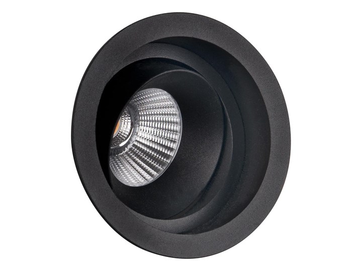 Oprawa wpuszczana HIDEN czarne oczko LED 10W 3000K do zabudowy Kolor Czarny Oprawa stropowa Oprawa led Kategoria Oprawy oświetleniowe