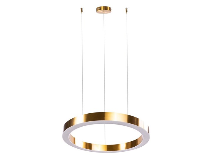 Zwis minimalistyczny CIRCLE 40+60+80 LED 279W 3000K ringi hol mosiądz Stal Kategoria Lampy wiszące Metal Kolor Złoty