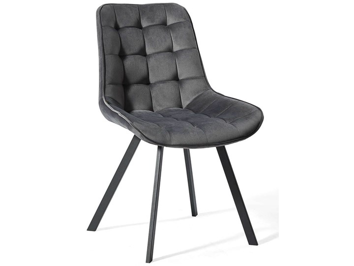 Krzesło szare DC-6030 welur #21 czarne nogi Metal Kategoria Krzesła kuchenne Szerokość 53 cm Tkanina Wysokość 85 cm Głębokość 56 cm Rodzaj(n) Krzesła