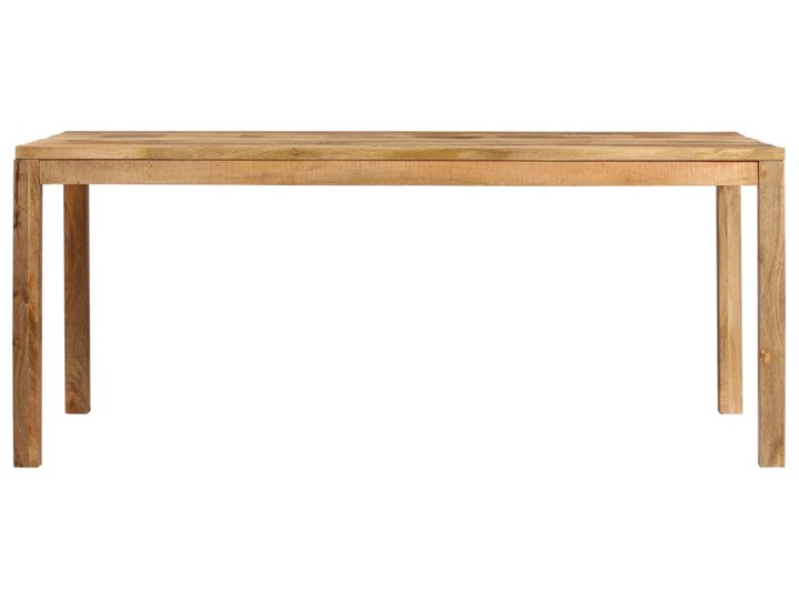 vidaXL Stół jadalniany z litego drewna mango, 180 x 90 x 76 cm Drewno Kształt blatu Prostokątny