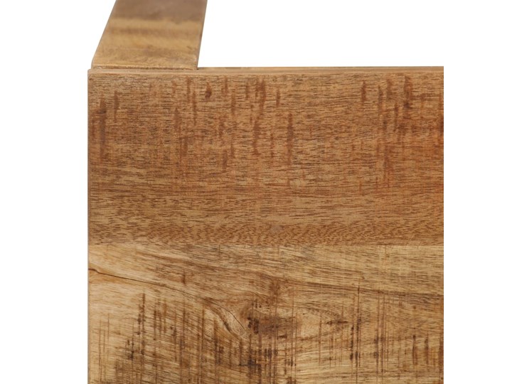 vidaXL Stół jadalniany z litego drewna mango, 180 x 90 x 76 cm Kształt blatu Prostokątny Drewno Kolor Brązowy