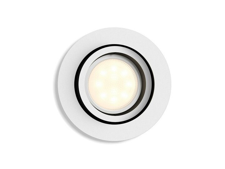 Wbudowane światło punktowe PHILIPS HUE Milliskin biały (okrągły). Klasa energetyczna G Okrągłe Kategoria Oprawy oświetleniowe
