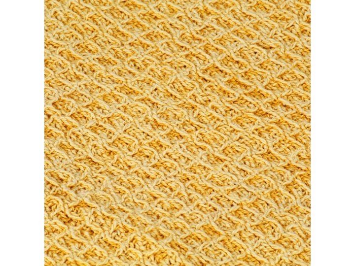 vidaXL Bawełniana narzuta, 220 x 250 cm, musztardowa 220x250 cm Bawełna Kategoria Narzuty