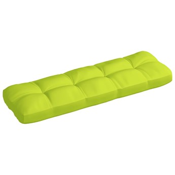 vidaXL Poduszka na sofę z palet, jasnozielona, 120x40x10 cm
