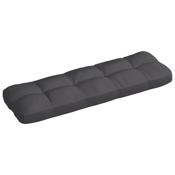 vidaXL Poduszka na sofę z palet, antracytowa, 120x40x10 cm
