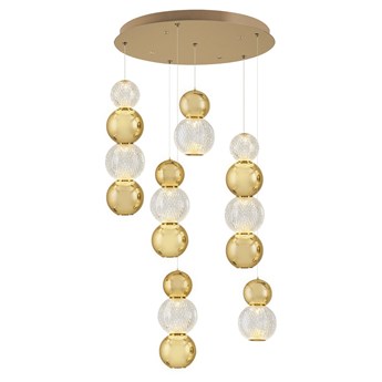 Nowoczesna lampa wisząca złoto 4136A-6A,03 kuchnia jadalnia przedpokój hol salon sypialnia ozcan