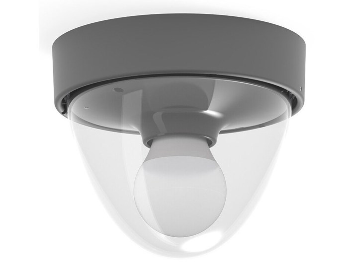 Zewnętrzna lampa nowoczesna NOOK 7965 elewacyjny plafon do ogrodu grafitowy Kolor Szary Kategoria Lampy ogrodowe