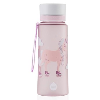Różowa butelka Equa Unicorn, 600 ml