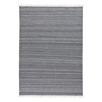 Ciemnoszary dywan zewnętrzny z tworzywa z recyklingu Universal Liso, 160x230 cm