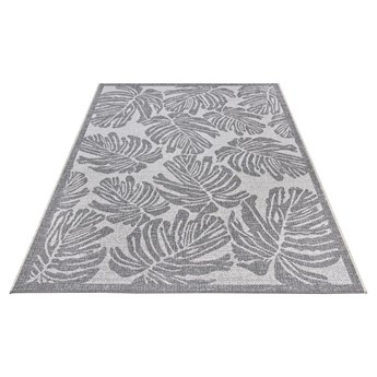 Szaro-beżowy dywan zewnętrzny NORTHRUGS Monstera, 200x290 cm
