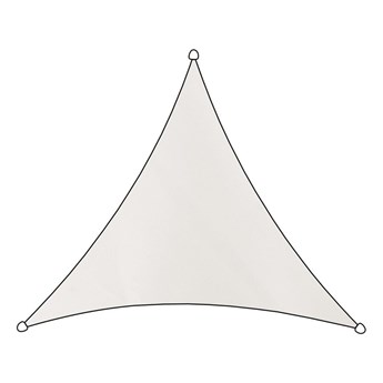 Biały trójkątny żagiel przeciwsłoneczny Livin' Outdoor Como, 3,6 m
