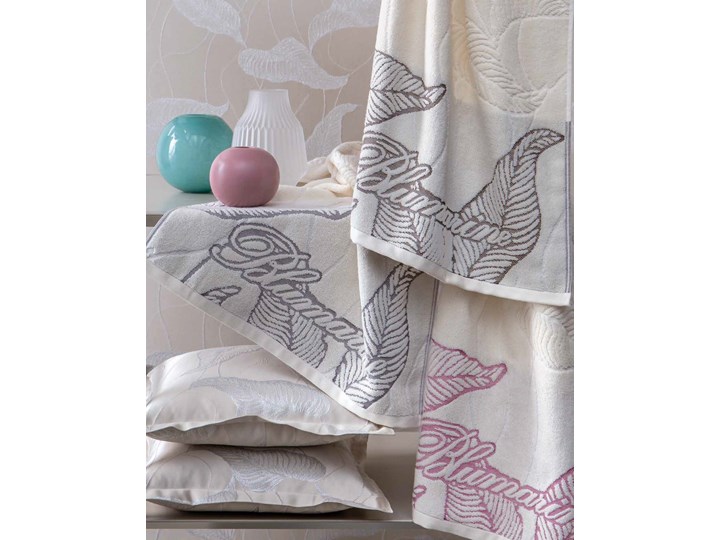 Komplet ręczników Blumarine Lucrezia Blusher Bawełna Ręcznik kąpielowy 100x150 cm 60x110 cm Kategoria Ręczniki 40x60 cm Kolor Szary