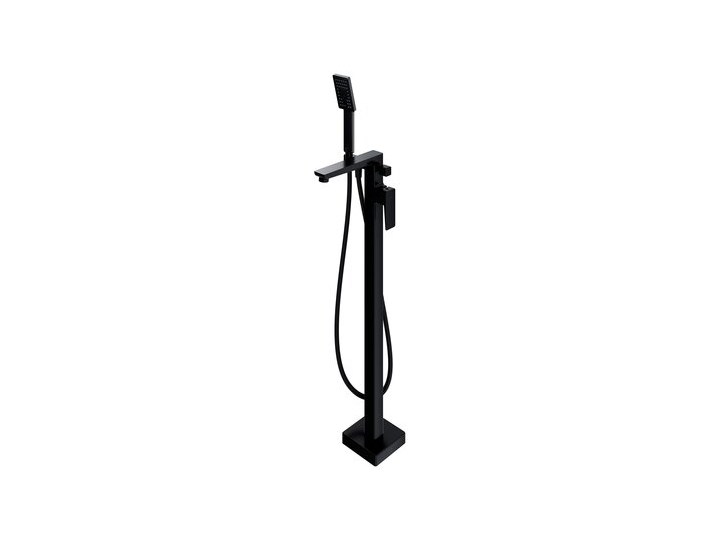 Bateria wannowa natynkowa OMNIRES Parma PM7433BL Czarny mat Bateria stojąca Bateria ścienna Bateria prysznicowa Wykończenie Mosiądz