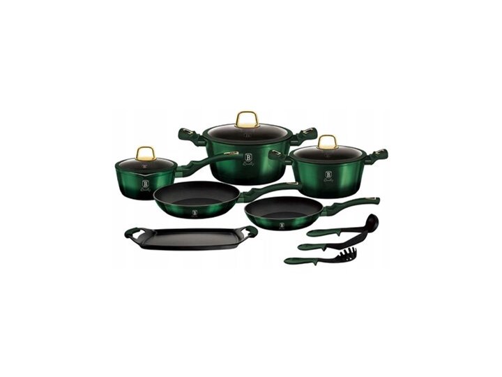 Zestaw garnków BERLINGER HAUS Emerald Collection BH/6066 (12 elementów)