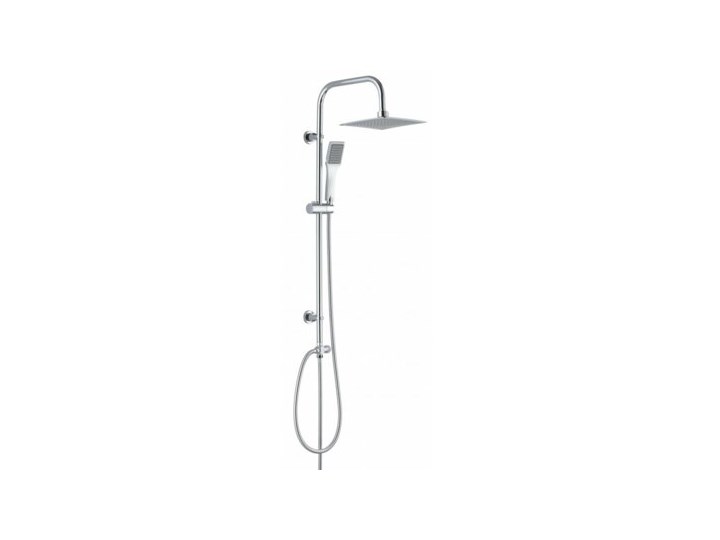 Zestaw prysznicowy ścienny DEANTE Neo Vero NBV 051K z deszczownicą Chrom Kategoria Zestawy prysznicowe Wyposażenie Z słuchawką