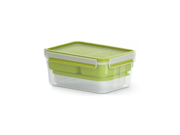 Pojemnik plastikowy TEFAL MasterSeal N1071610 2.3 L Zielony Na lunch Na żywność Tworzywo sztuczne Typ Pojemniki Kategoria Pojemniki i puszki